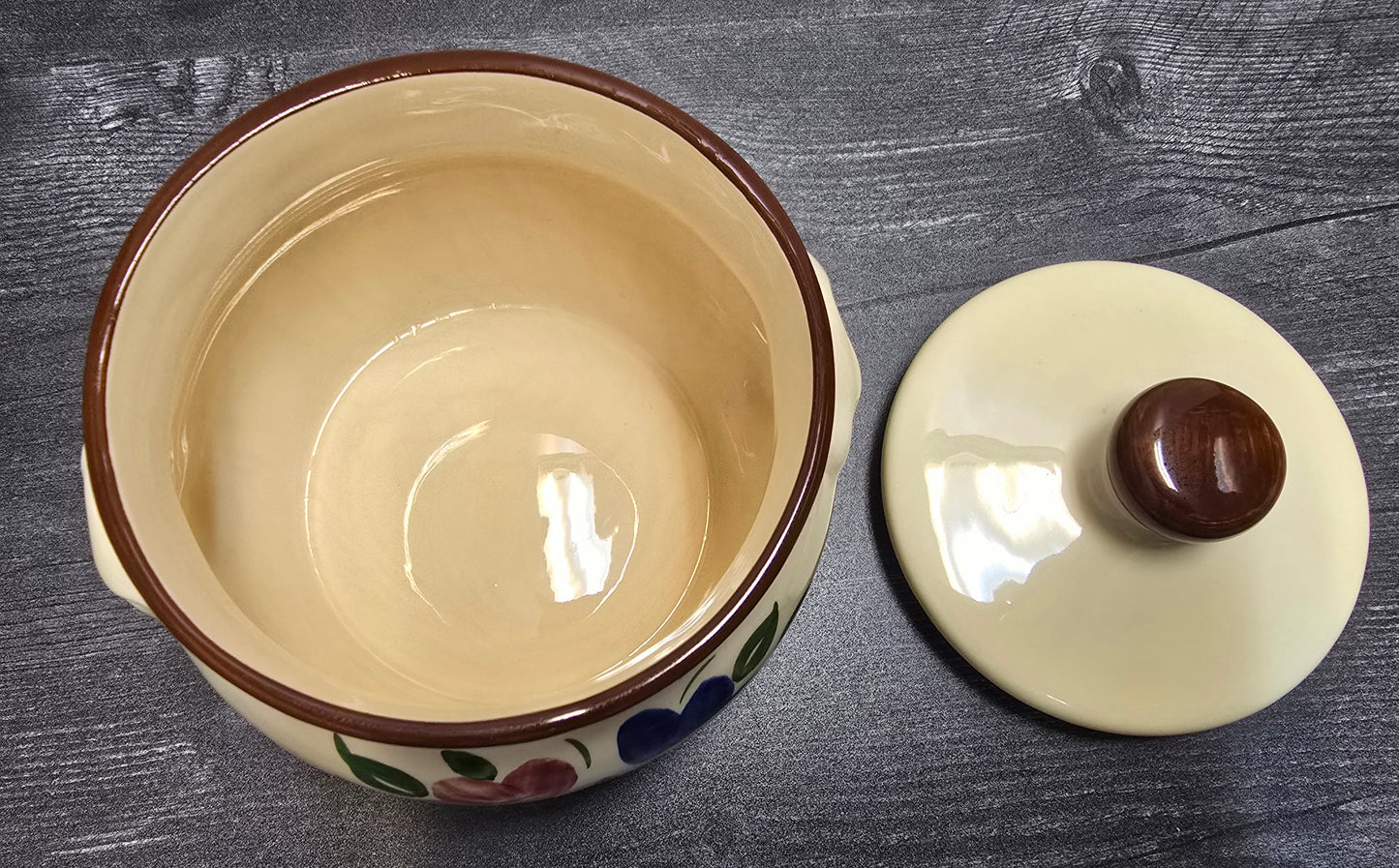 Goebel Rare Vintage 1968 Floral Tegernsee 3 Piece Collection, Made in West Germany