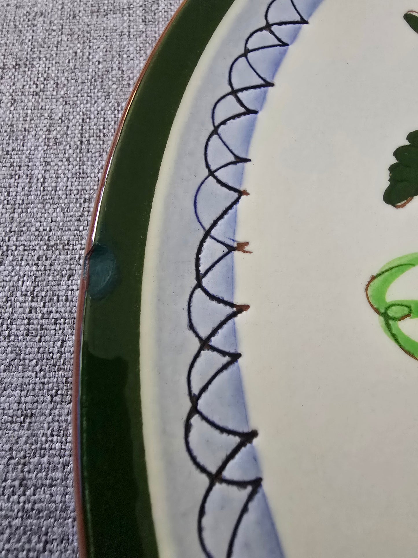 Stangl Pottery Chop Plate Stangl Fruit and Flowers Platter