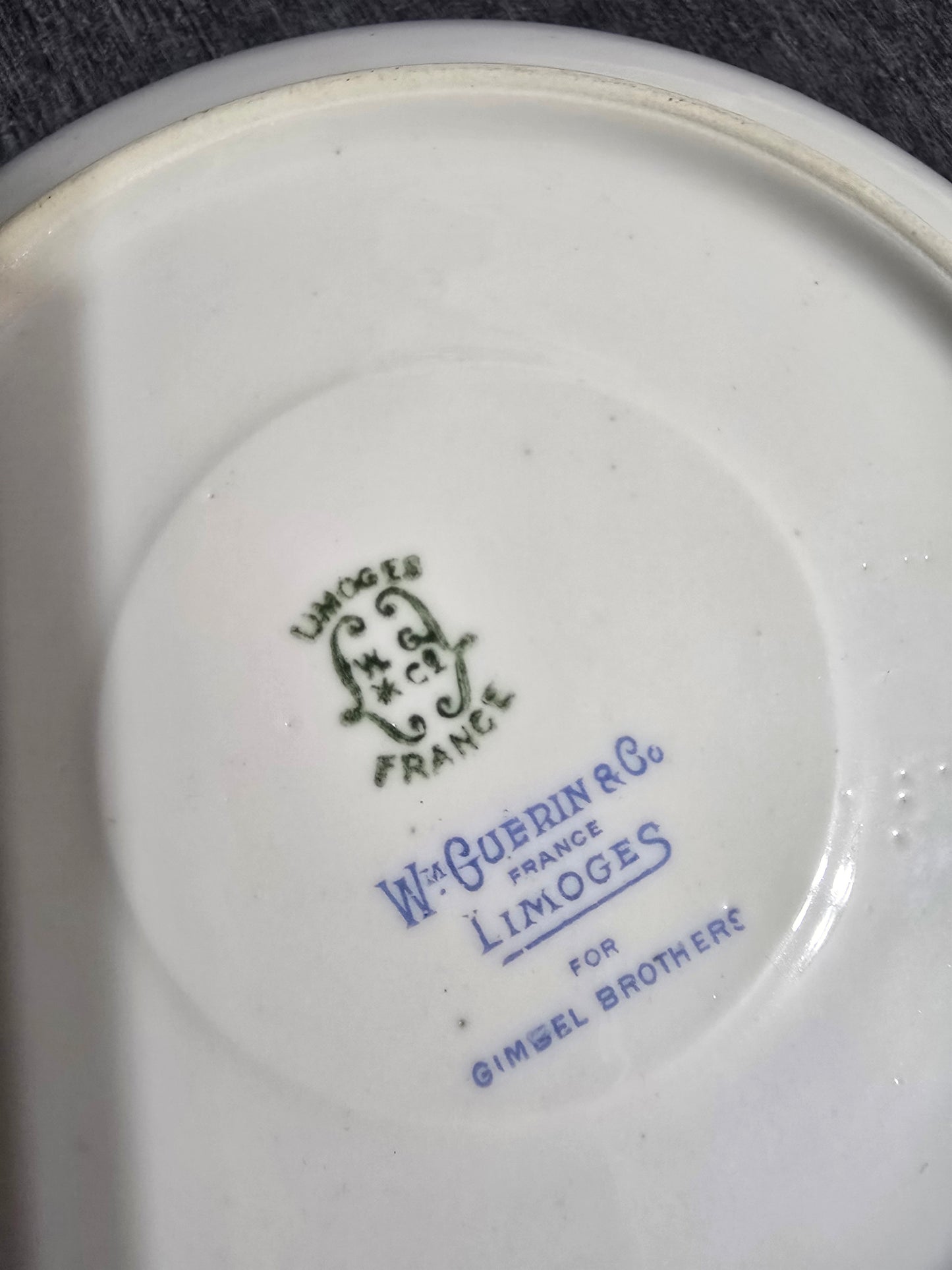 Vintage Limoges, Set of 2, Made in France W.M.Guerin Co