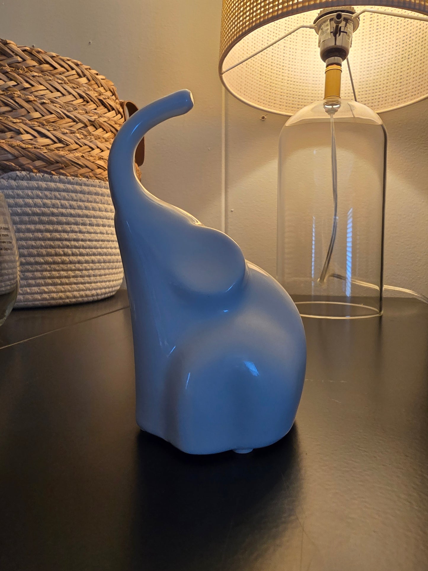 White Elephant Figurine