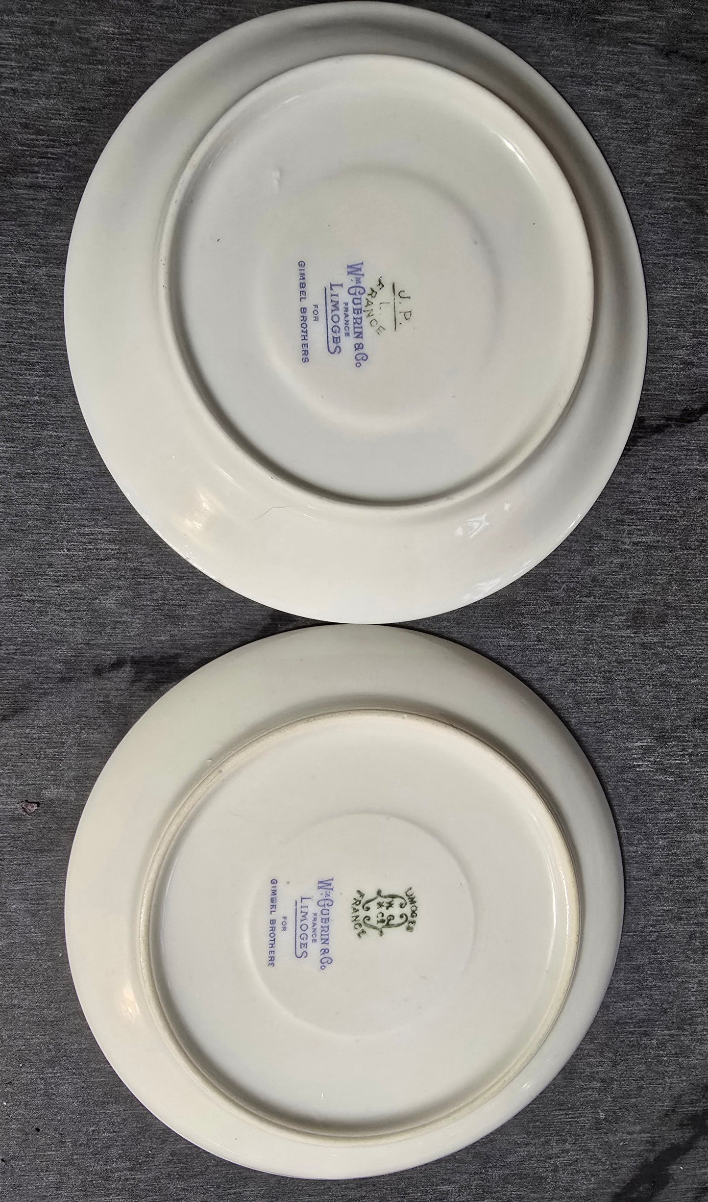 Vintage Limoges, Set of 2, Made in France W.M.Guerin Co