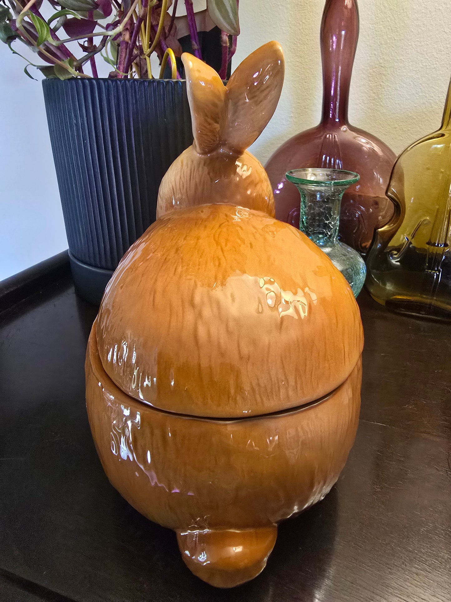 Hallmark, Marjolein Bastin
2-piece Brown Rabbit Candy/Storage