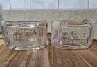 Vintage / Antique Waterman’s Glass 2 ounce Ink Bottle Lot Of 2