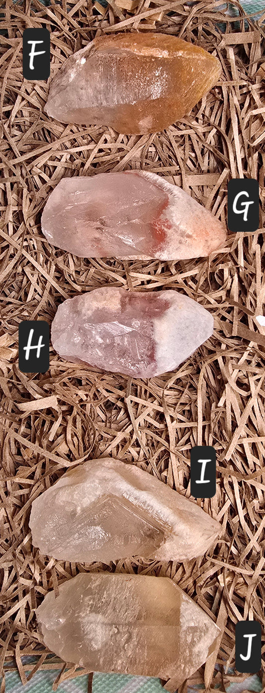 Dreamsicle Lemurian Quartz (F-J)