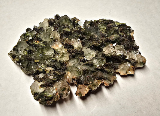 Druzy Forest Epidote with Quartz (Turkey) E1
