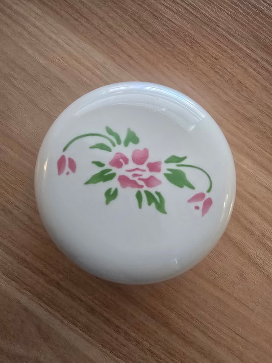 Teleflora Vintage 1985 Trinket Dish Floral