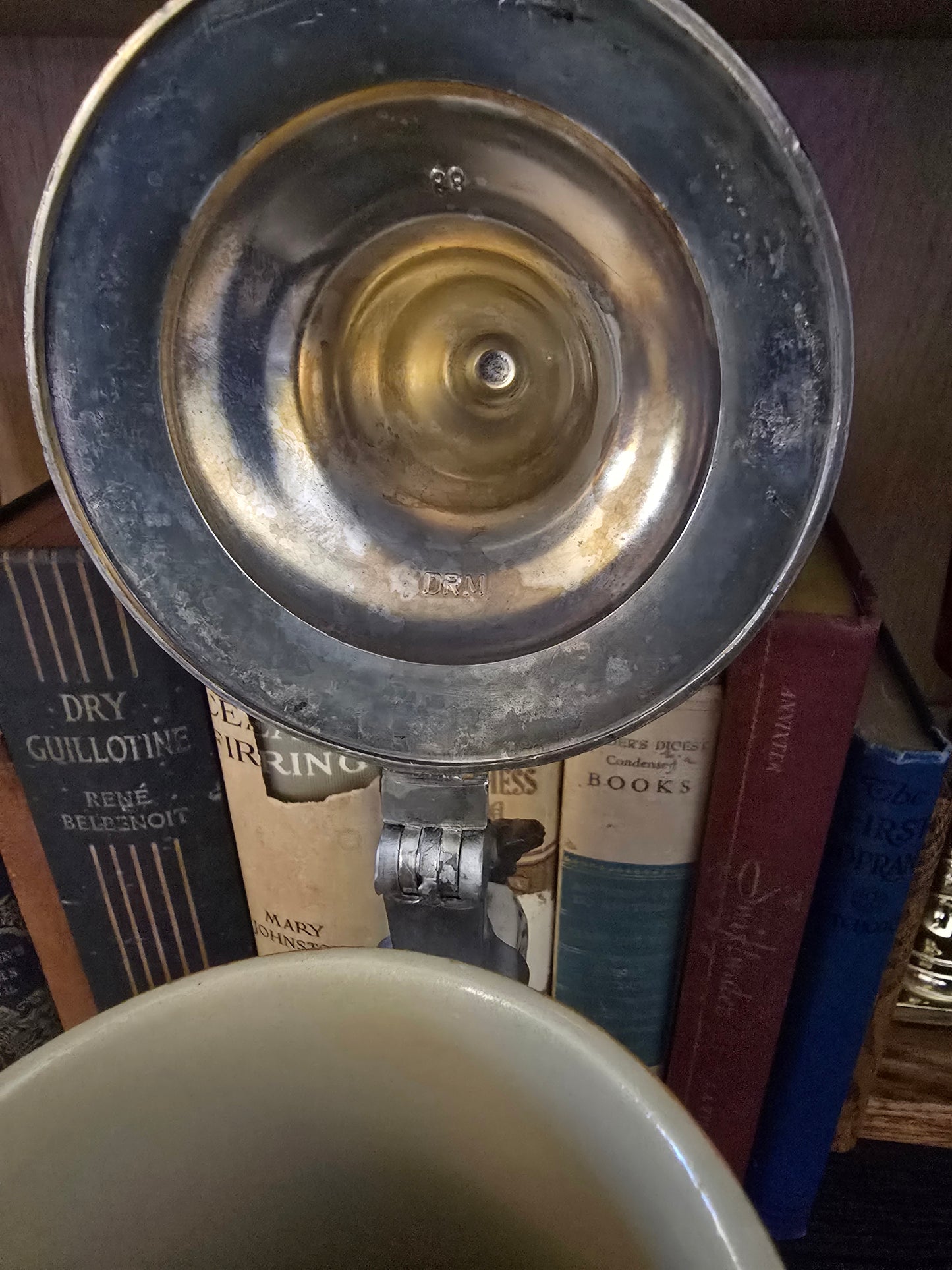 Vintage Gerzit W. German Beer Stein "Froh beim Bier Das lieben wir" 11"