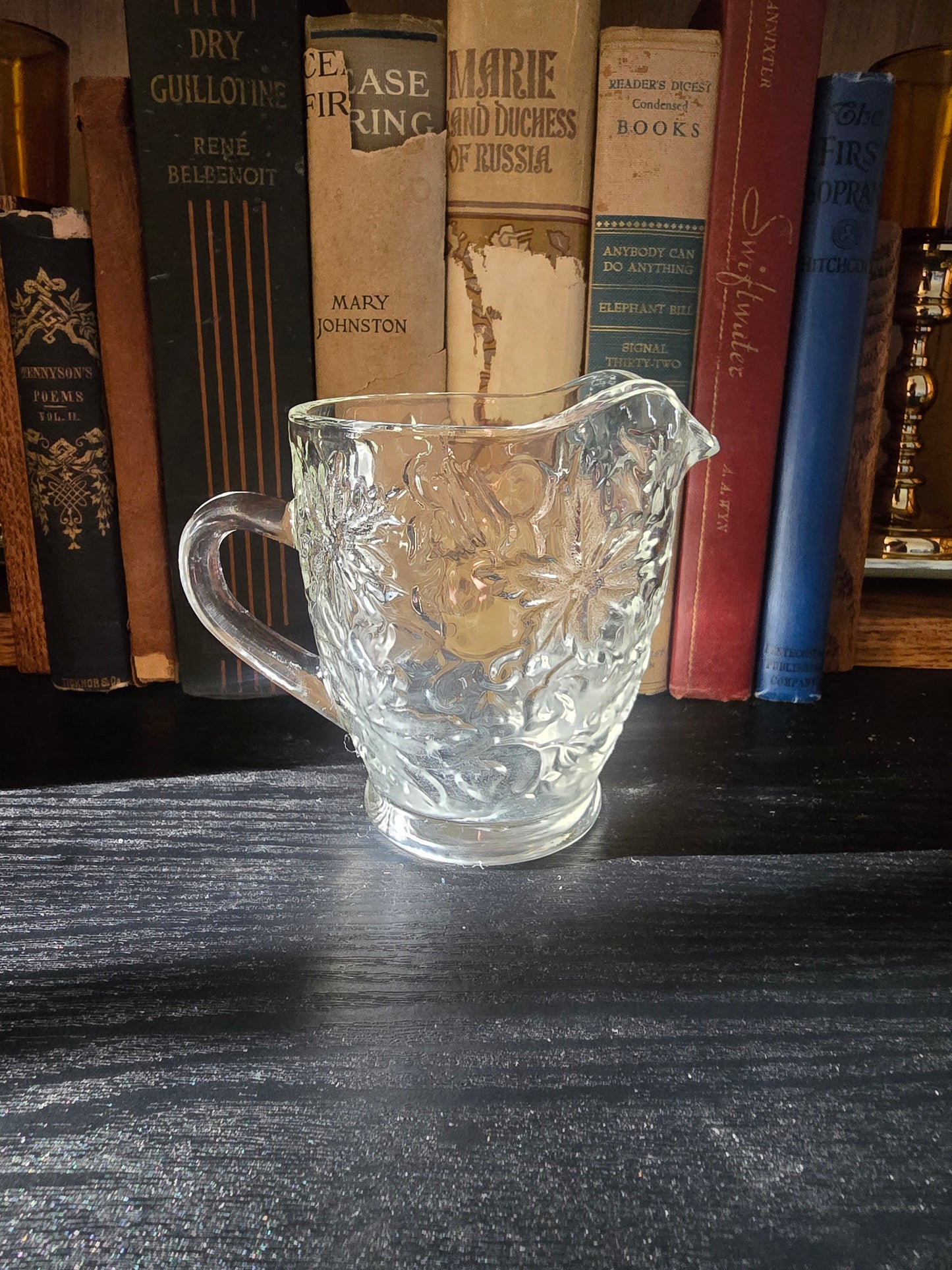 Princess House Fantasia creamer approx 4" Tall