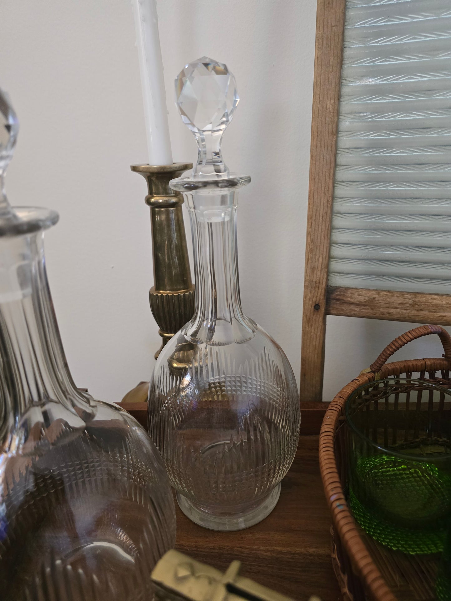 Set of 2 Carafe/Decanters