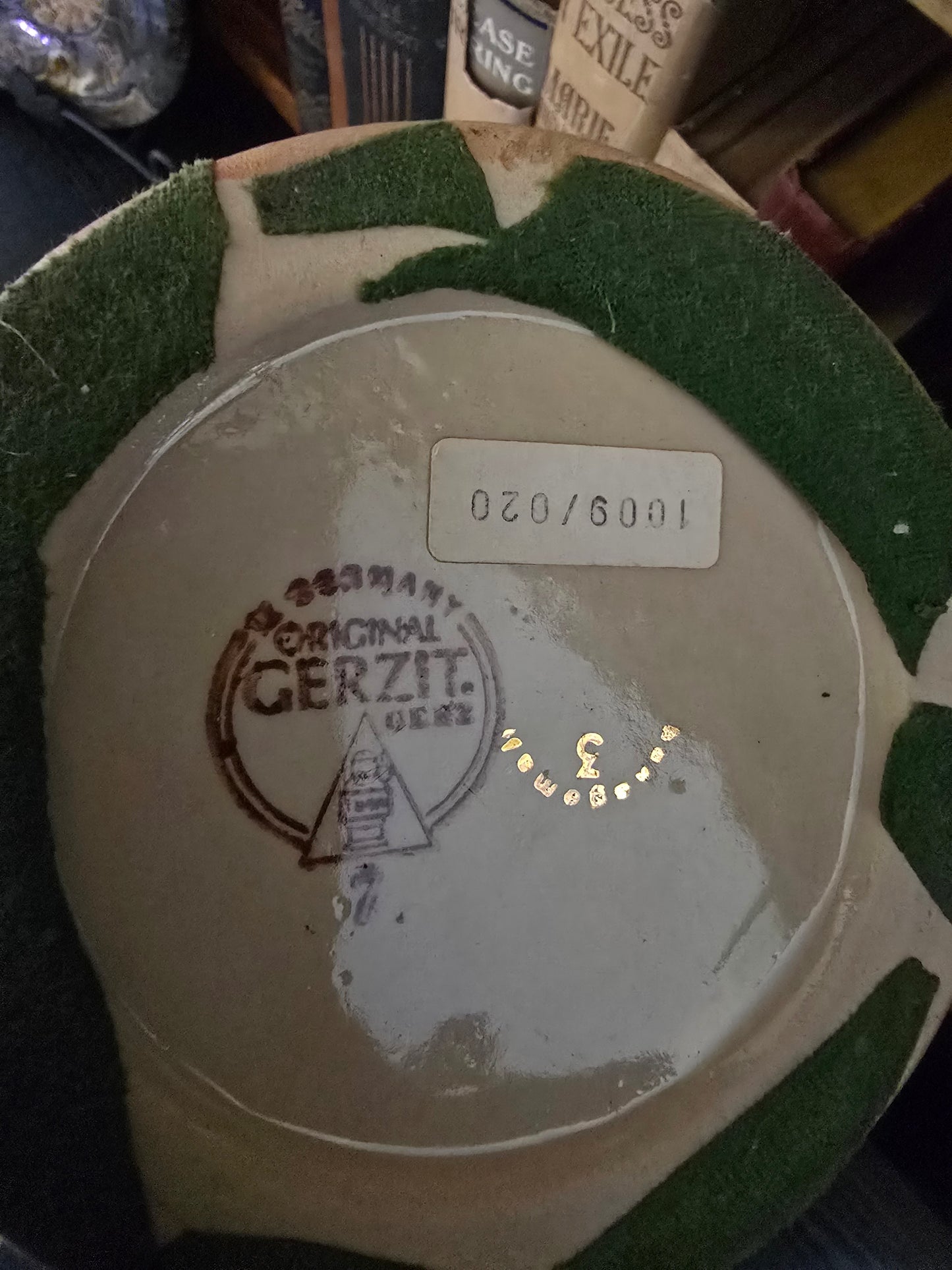 Vintage Gerzit W. German Beer Stein "Froh beim Bier Das lieben wir" 11"