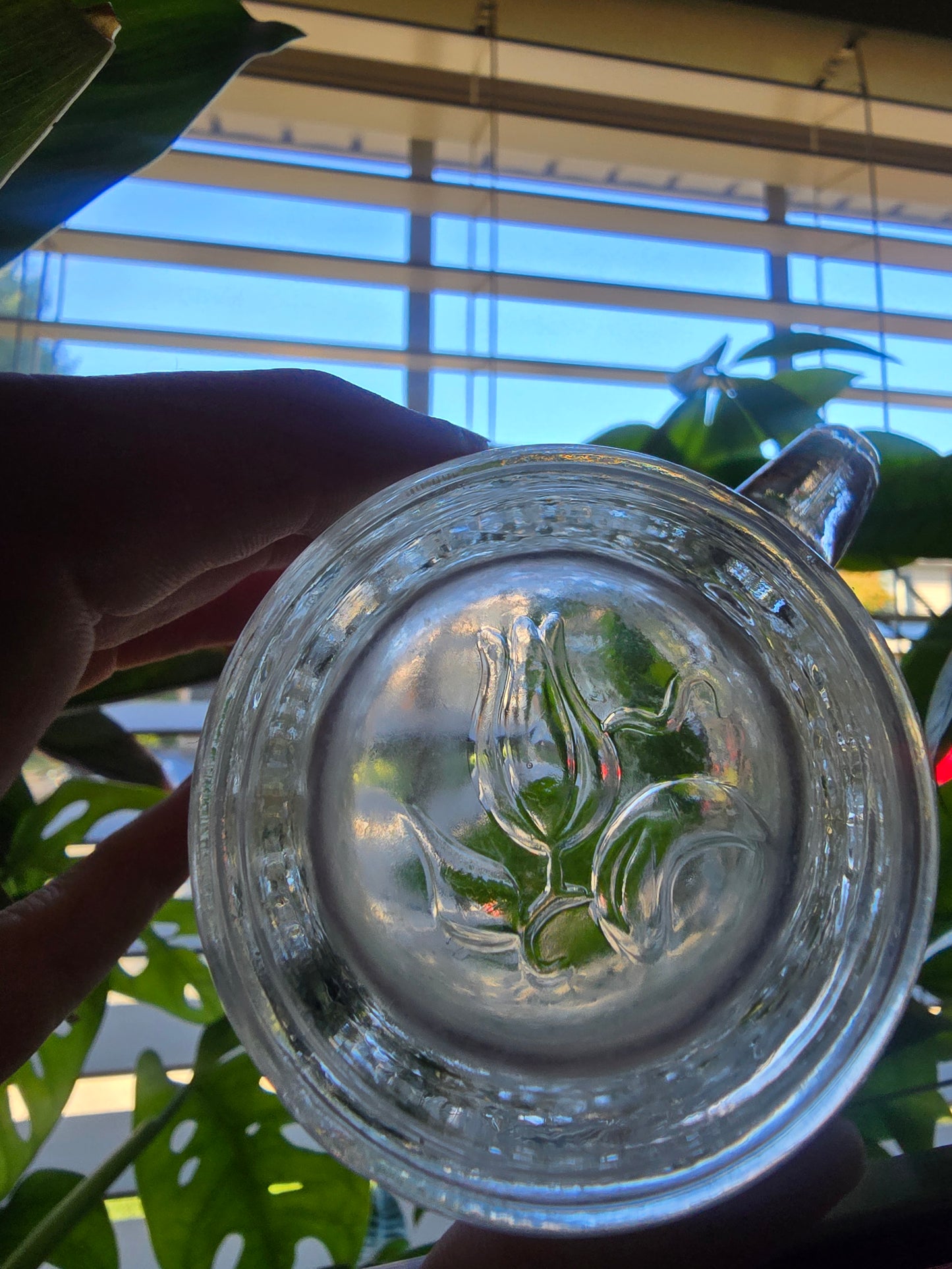 Princess House Fantasia creamer approx 4" Tall